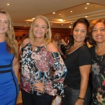 Claudia Câmara, da Mix Agency, Luciane Proença, da MGF Turismo, Rosana Bomfim, da RBM, e Cátia Maginário, da Let's Go Travel