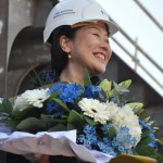 Helen Huang, presidente da MSC cruzeiros da Grande China foi uma das madrinhas da cerimônia