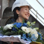 Helen Huang, presidente da MSC cruzeiros da Grande China foi uma das madrinhas da cerimônia Helen Huang, presidente da MSC cruzeiros da Grande China foi uma das madrinhas da cerimônia