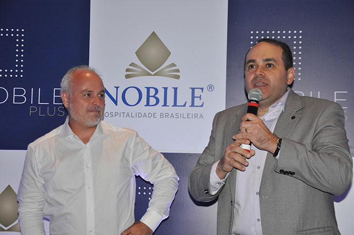 Diego Filardi, diretor de Desenvolvimento da Nobile para América Latina, com Roberto Bertino, presidente do Grupo Nobile