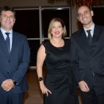 Ederaldo Kosa, da Linhas Comunicação, Ana Luiza Masagão Menezes e Thiago Maya, do Royal Palm Hotels & Reorts