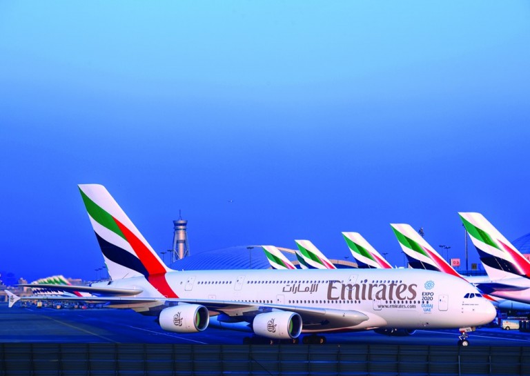 Fim do A380: o que levou a Airbus a abandonar a maior aeronave do mundo? 4 Emirates-A380-Fleet-Dubai-International-768x545