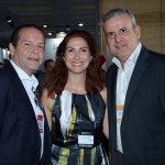 Fernando Horta, da Sulamerica, Luciana Hashimoto, e Juan Pablo de Vera, da R1