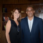 Gisele Abrahão, da GVA, e David Germain, da The Seychelles Islands