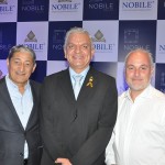 Mario Albuquerque, diretor de Desenvolvimento, Michel Otero, diretor de Projetos, Operações e Patrimônios, e Diego Filardi, diretor de Desenvolvimento para América Latina da Nobile