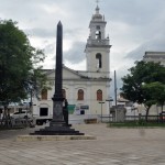 Obelisco na Praçaa da República em homenagem aos guerreiros corumbaenses na Guerra do Paraguai