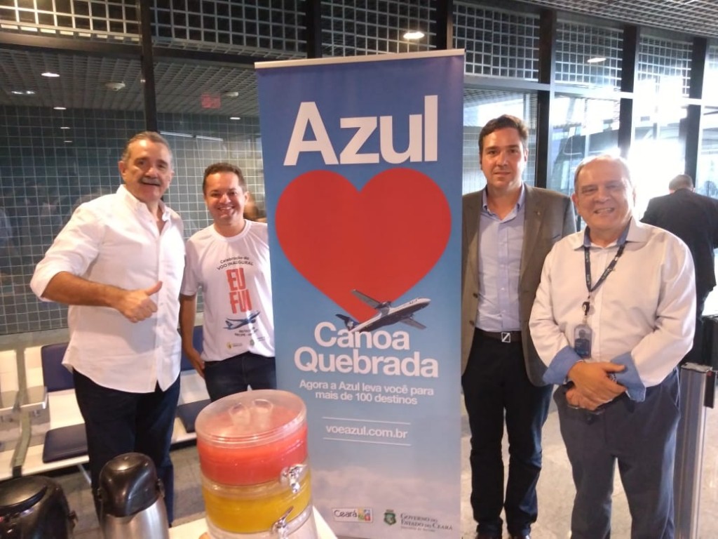 Azul inaugura voo para Aracati (CE) e chega a 103 destinos 1 Operações da rota Recife-Aracati iniciaram nesta terça-feira (26).