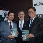 Otávio Leite, secretário de Turismo do Rio de Janeiro, Otávio Neto, do Grupo Radar, e Vinicius Lummertzs, secretário de Turismo de São Paulo