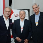 Otávio Neto, do Grupo Radar, Carlos Prado, da Tour House, e Caio Luis de Carvalho, diretor executivo do Canal Arte 1