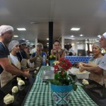 Passageiros aprenderam a fazer chipa paraguaia