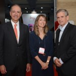 Régis Medeiros e Daniela Passador, Fortaleza CVB, e João Carlos Pollak, do Sofitel Guarujá