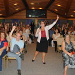 Silvana de Oliveira, da Rida, com os agentes de viagens participantes do treinamento