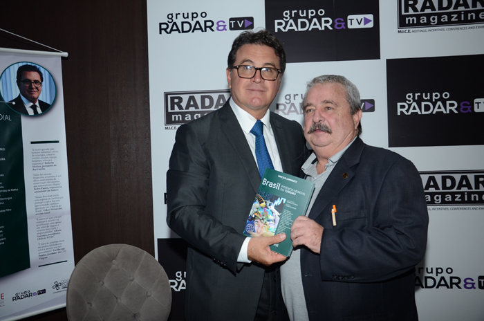 Vinicius Lummertz, secretário de Turismo de São Paulo, Armando Arruda, da Ubrafe Vinicius Lummertz, secretário de Turismo de São Paulo, Armando Arruda, da Ubrafe