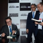 Vinicius Lummertz, secretário de Turismo de São Paulo, Marcos Ferraz, da Clia Abremar, e Geraldo Rocha, presidente da Abav Nacional Vinicius Lummertz, secretário de Turismo de São Paulo, Marcos Ferraz, da Clia Abremar, e Geraldo Rocha, presidente da Abav Nacional