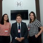 Viviane Mendes, Sérgio Souza, e Carolina Souza, do Casa Grande Hotel