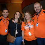 Wagner Lomano, Mary Ciacometi, Rosi Peres e William Becker, da Flytour MMT Viagens