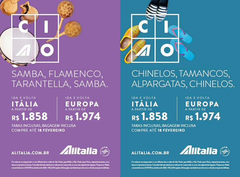 Promoção da Alitalia tem passagens a partir de R$ 1.858 unnamed