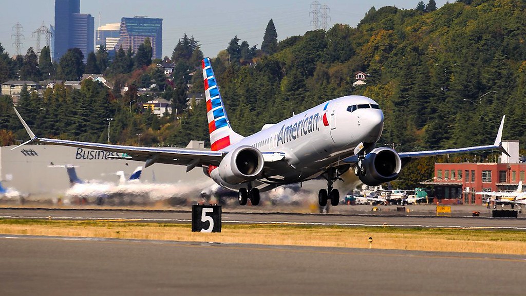 American e Boeing negociam compensação por conta da frota de B737 MAX parada 1 Boeing 737 Max da American Airlines