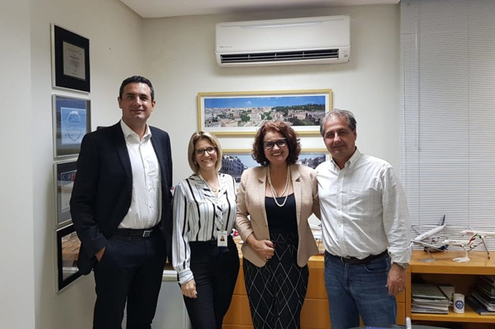 Alitalia realiza capacitações em parceria com a Confiança Turismo 1 Carlos Antunes, Diretor da Alitalia no Brasil, Mirian Parrado, Gerente Comercial da Confiança Turismo, Rose Belli, Executiva de Vendas da Alitalia e Helvécio Gárofalo, Diretor da Confiança Turismo