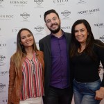 Amanda Fernandes, William Gibini e Kelly Vaz, da LCA Viagens