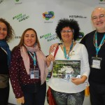 Ana Claudia Rego, Kelma Silva, Marinilda Godde, do Amazonas, com João Araujo, de Manaus