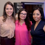 Beatriz Barbosa, da RCD Hotels, Giselle Pina, da Europlus, e Melisa Alvarez, do Unico Riviera Maya