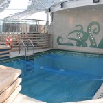 Piscina exclusiva para membros do Yatch Club