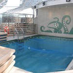 Piscina exclusiva para membros do Yatch Club