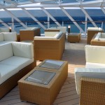 Lounge externo do Yatch Club