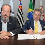 Eduardo Sanovicz, da ABEAR, e Raul Souza Sulzbacher, presidente do Visite São Paulo