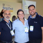Fernando Abrão, Priscila e Danilo Dessotti, da Braztoa