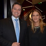 Flavio Lambstain e Ana Paula Sella, da MSC Flavio Lambstain e Ana Paula Sella, da MSC