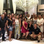 Grupo encerrou a noite no luxuoso hotel Majestic