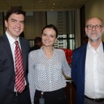 Guilherme Dieltze, Natalia Tafarello e Jean Claude Silberfeld, da FecomercioSP