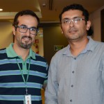 João Mauro Carrillo, da Fundação Florestal, e Junior Petar, da Mangarito