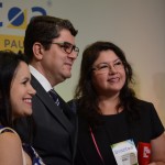 Juliana Assumpção e Marcos Lucas, da Aviesp, e Milagros Ochoa, do Turismo do Peru