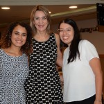 Laís Lima e Luciane Leite, da WTM, e Ana Cristina, da Secretária de Turismo do Estado de São Paulo