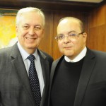 Luiz Alberto Machado, embaixador do Brasil em Portugal, e Ibaneis Rocha, governador do DF