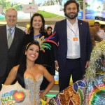 Luiz Alberto, embaixador do Brasil em Portugal, Teté Bezerra, presidente da Embratur, Rodrigo Novaes, secretário de Turismo de PE, com Jozy Caxiado e Cleison Barros, de PE