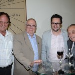 Luiz Antonio Flaquer, do Hotel Midia, Aristides de la Plata Cury, do Skal SP, Danilo Duarte, da GRU CVB, e Irineu Burin, da New Deal Receptive