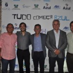 Modesto Macedo, prefeito de Tibal do Sul, Marcelo Bento, José Odecio, Luiz Eduardo, prefeito de Maxaranguape, e George Costa, diretor da Luck Receptivo em Rio Grande do Norte