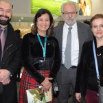 Marcelo Sauma, da embaixada da Costa Rica, Teté Bezerra, presidente da Embratur, Roberto Jaguaribe, embaixador do Brasil na Alemanha, e Lydia María, embaixadora da Costa Rica na Alemanha