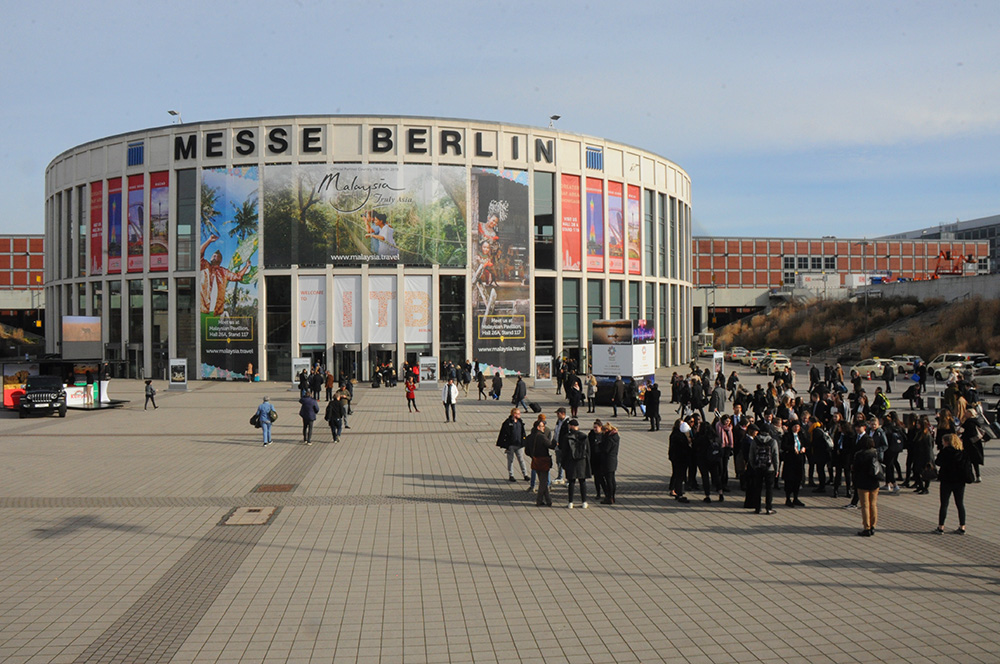 Messe Berlin e seus 26 pavilhões é a casa da ITB