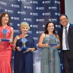 Milton Santos, da MSC com os premiados do TOP MSC Yatch Club Milton Santos, da MSC com os premiados do TOP MSC Yatch Club