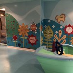 O "Small world" é uma outra área infantil, mas reservada à crianças de até 3 anos