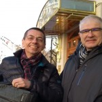 Peter Lutter, diretor do Czech Tourism para a América Latina e Luiz Fernando Destro, representante do Czech Tourism no Brasil, em Karlovy Vary