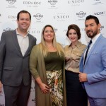 Rodrigo Galvão, da CVC Corp, Carla Cecchele, da RCD Hotels, Julia Machado, da CVC Corp, e Leonel Reyes, da RCD Hotels