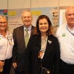 Rosa Masgrau, do M&E, Luiz Alberto Machado, embaixador do Brasil em Portugal, Teté Bezerra, presidente da Embratur, e Roy Taylor, do M&E