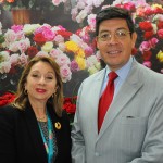 Rosi Prado, ministra do Turismo do Equador, e José Luis Egas, subsecretário de Mercados, Investimentos e RI do Equador