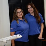 Suelda Vicente e Bianca Ferreira, da Latam